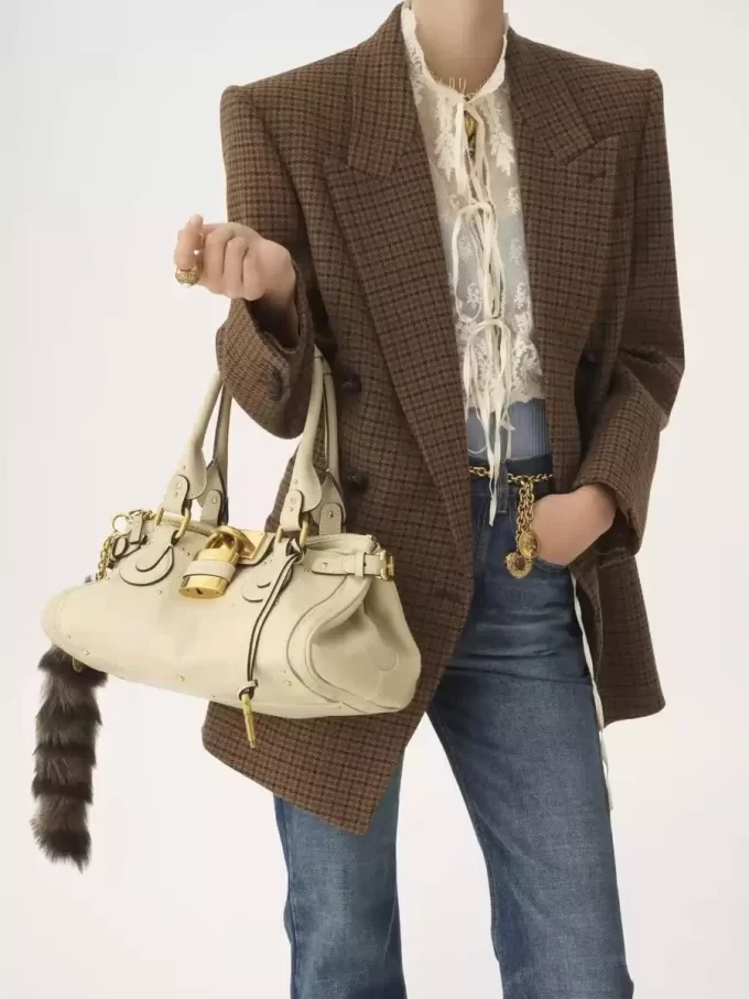 Torba Paddington ze skóry licowej Torba Paddington ze skóry licowej