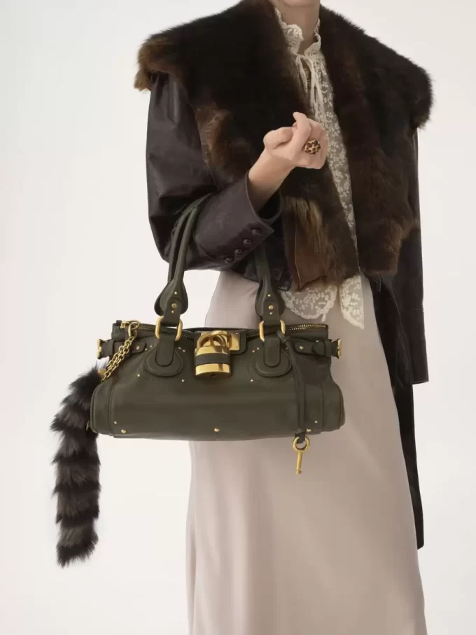 Torba Paddington ze skóry licowej Torba Paddington ze skóry licowej