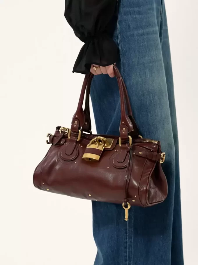 Torba Paddington ze skóry licowej Torba Paddington ze skóry licowej