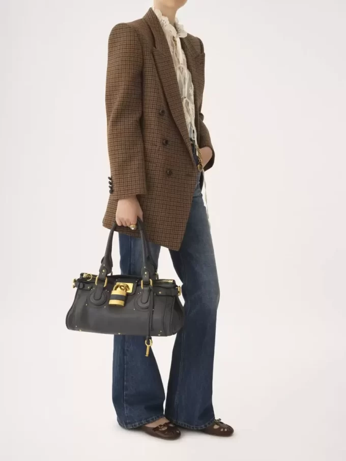 Torba Paddington ze skóry licowej Torba Paddington ze skóry licowej