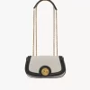 Torba typu crossbody Horse Medal z płótna i skóry licowej Torba typu crossbody Horse Medal z płótna i skóry licowej