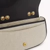 Torba typu crossbody Horse Medal z płótna i skóry licowej Torba typu crossbody Horse Medal z płótna i skóry licowej