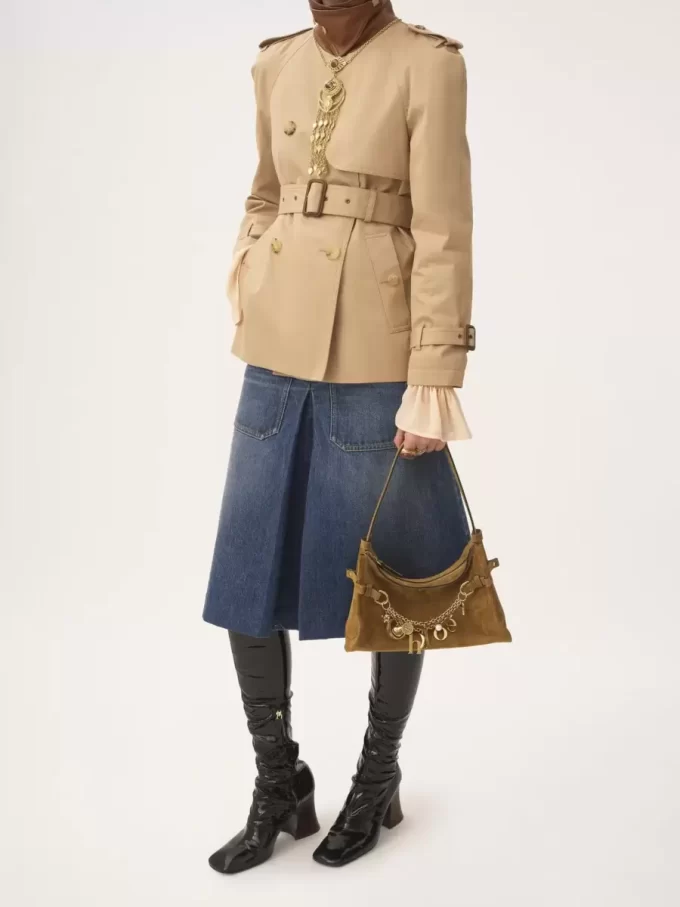 Torba typu hobo Chloé Charms ze skóry zamszowej Torba typu hobo Chloé Charms ze skóry zamszowej