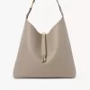 Torba typu hobo Marcie ze skóry licowej