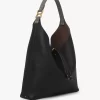 Torba typu hobo Marcie ze skóry licowej