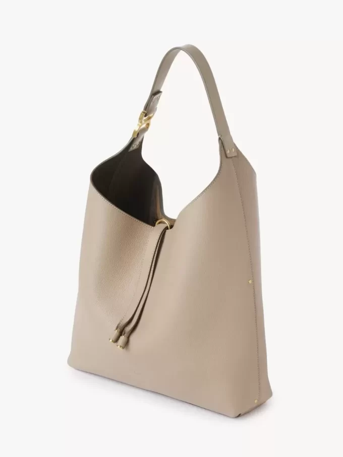 Torba typu hobo Marcie ze skóry licowej Torba typu hobo Marcie ze skóry licowej