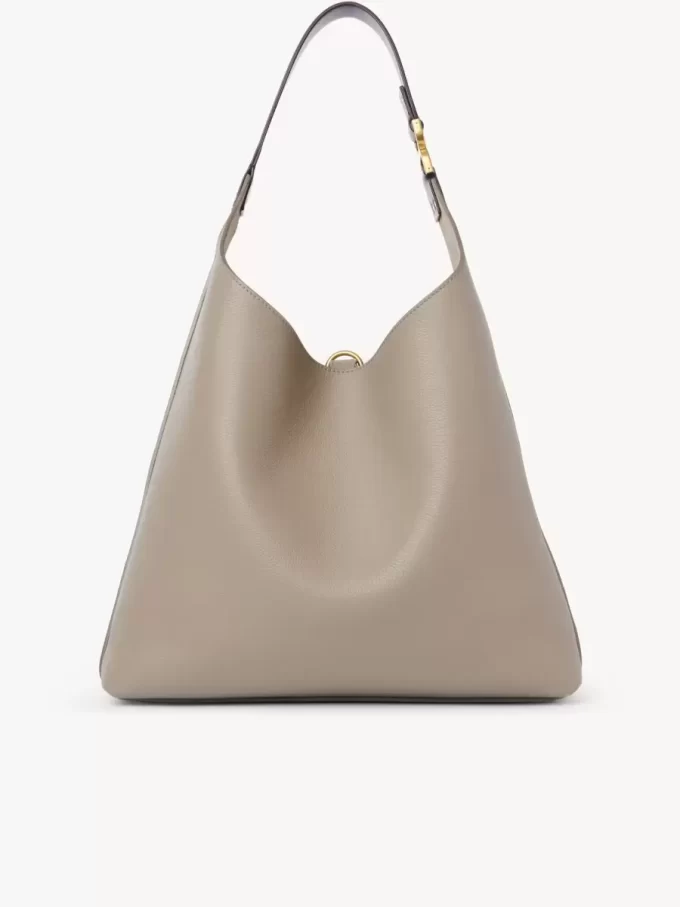 Torba typu hobo Marcie ze skóry licowej