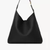 Torba typu hobo Marcie ze skóry licowej