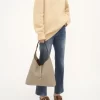 Torba typu hobo Marcie ze skóry licowej