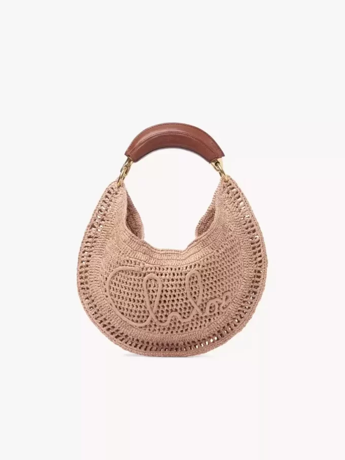Torba typu hobo Summer Banana z rafii Torba typu hobo Summer Banana z rafii