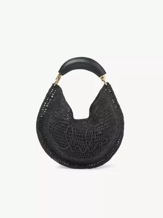Torba typu hobo Summer Banana z rafii