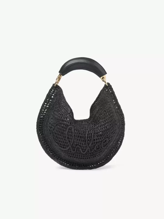 Torba typu hobo Summer Banana z rafii Torba typu hobo Summer Banana z rafii