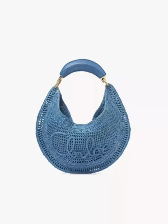 Torba typu hobo Summer Banana z rafii