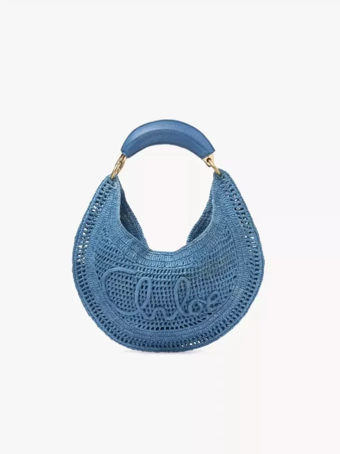 Torba typu hobo Summer Banana z rafii Torba typu hobo Summer Banana z rafii