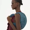 Torba typu hobo Summer Banana z rafii Torba typu hobo Summer Banana z rafii