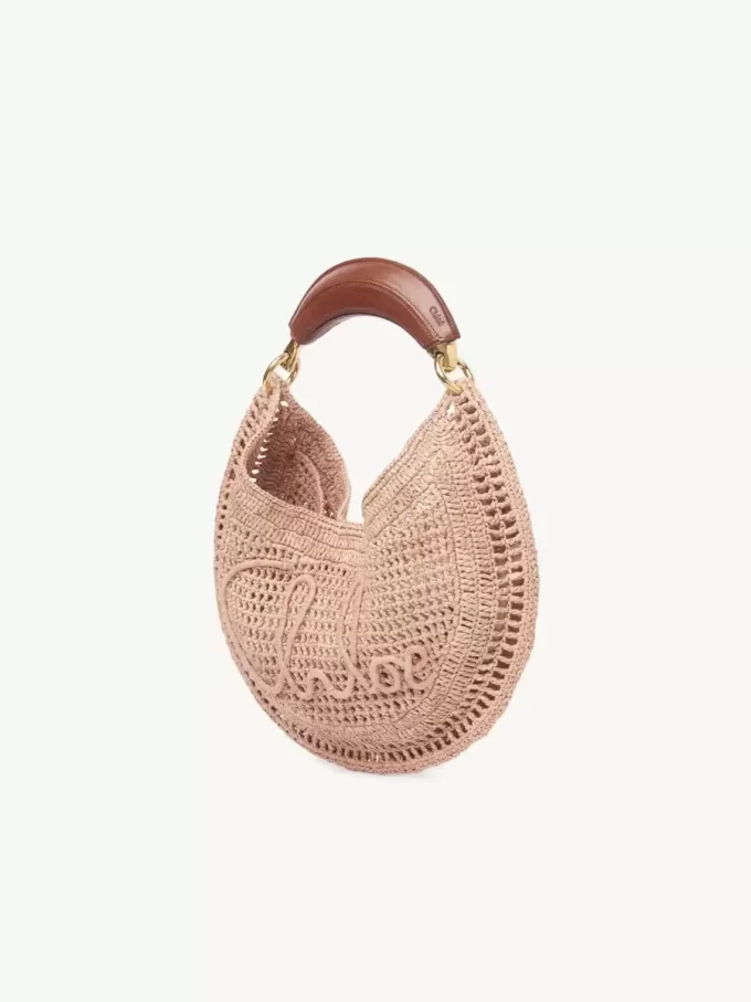 Torba typu hobo Summer Banana z rafii Torba typu hobo Summer Banana z rafii