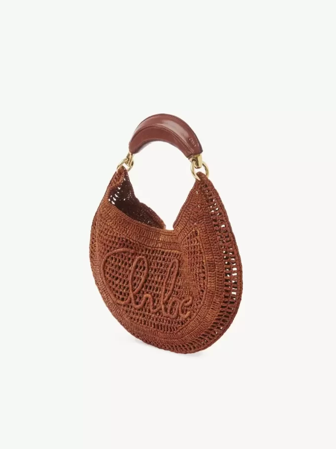 Torba typu hobo Summer Banana z rafii Torba typu hobo Summer Banana z rafii