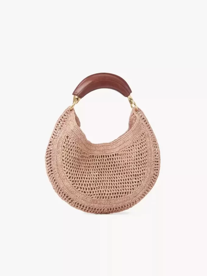 Torba typu hobo Summer Banana z rafii Torba typu hobo Summer Banana z rafii