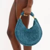Torba typu hobo Summer Banana z rafii Torba typu hobo Summer Banana z rafii