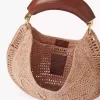Torba typu hobo Summer Banana z rafii Torba typu hobo Summer Banana z rafii