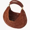 Torba typu hobo Summer Banana z rafii Torba typu hobo Summer Banana z rafii