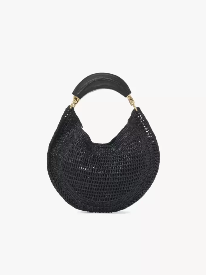 Torba typu hobo Summer Banana z rafii Torba typu hobo Summer Banana z rafii