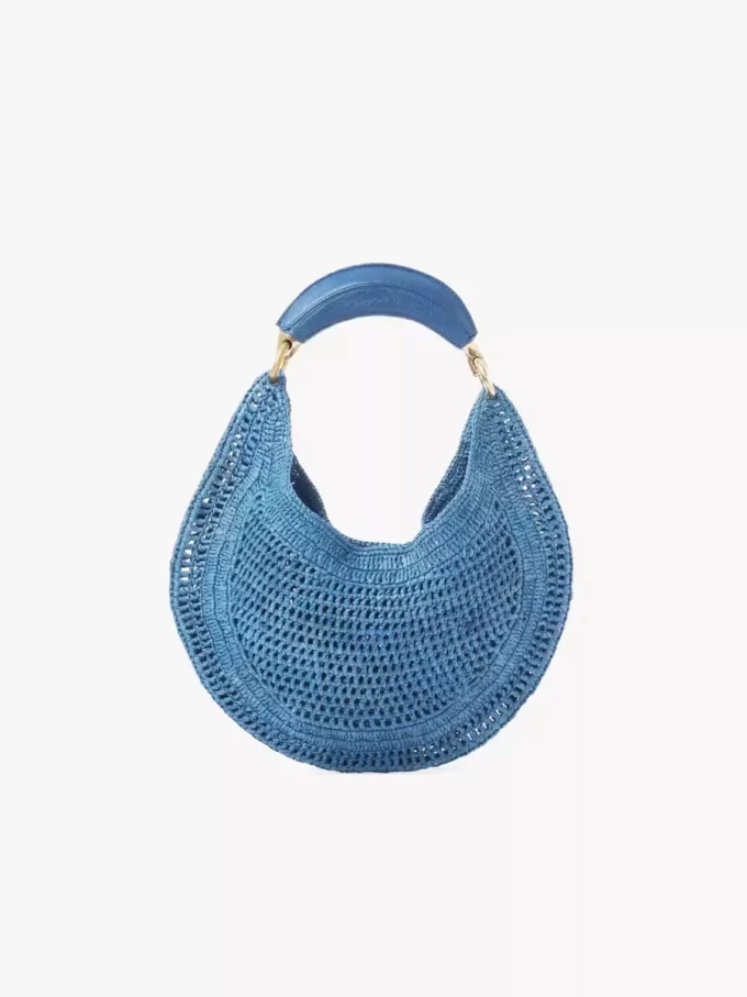 Torba typu hobo Summer Banana z rafii Torba typu hobo Summer Banana z rafii