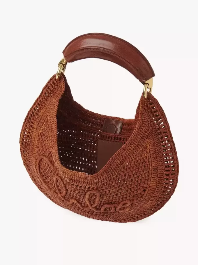 Torba typu hobo Summer Banana z rafii Torba typu hobo Summer Banana z rafii