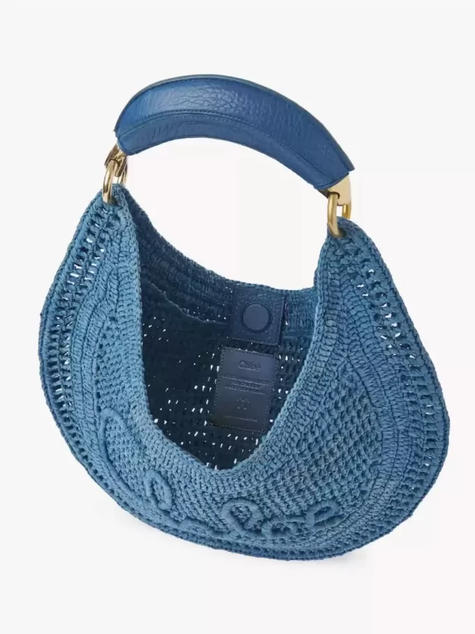 Torba typu hobo Summer Banana z rafii Torba typu hobo Summer Banana z rafii