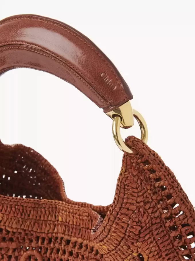 Torba typu hobo Summer Banana z rafii Torba typu hobo Summer Banana z rafii