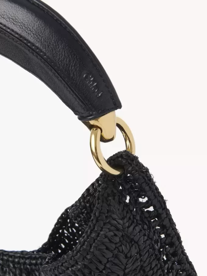 Torba typu hobo Summer Banana z rafii Torba typu hobo Summer Banana z rafii