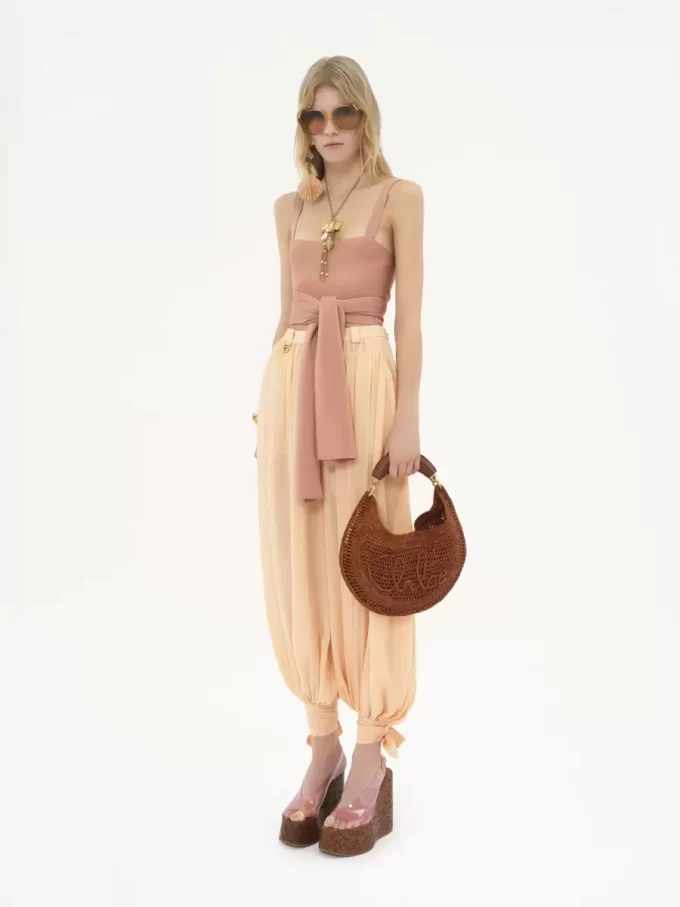 Torba typu hobo Summer Banana z rafii Torba typu hobo Summer Banana z rafii