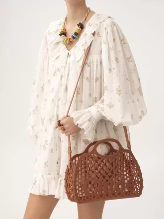 Torba typu tote Chloé Cage w kolorze galaretki