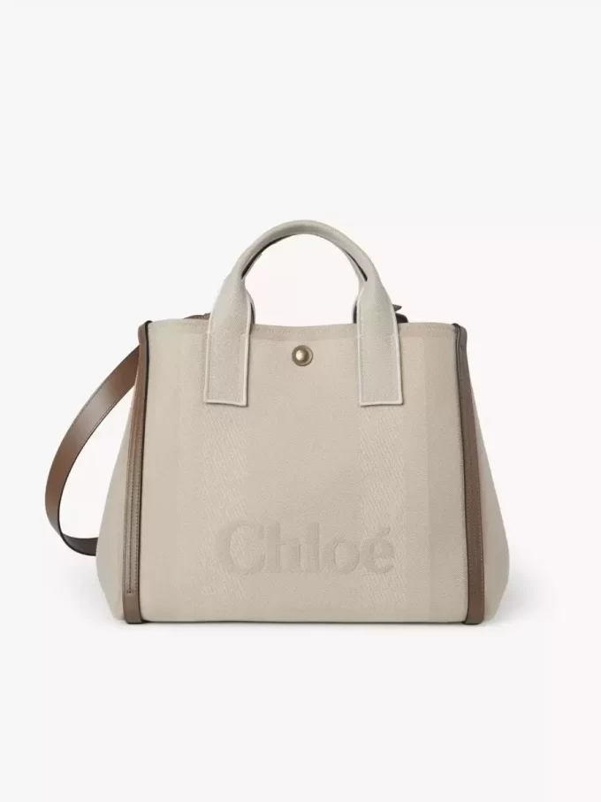Torba typu tote Chloé Carry z płótna Torba typu tote Chloé Carry z płótna