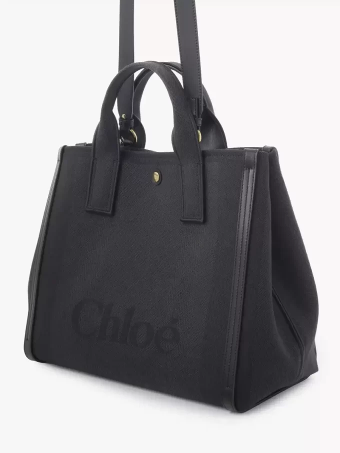 Torba typu tote Chloé Carry z płótna Torba typu tote Chloé Carry z płótna