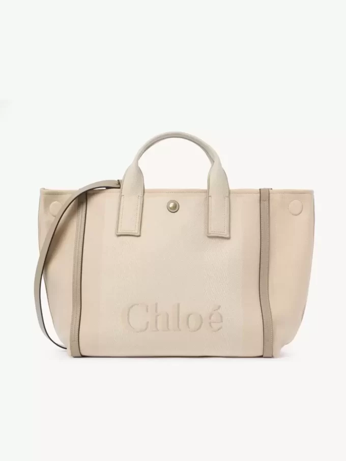 Torba typu tote Chloé Carry z płótna Torba typu tote Chloé Carry z płótna