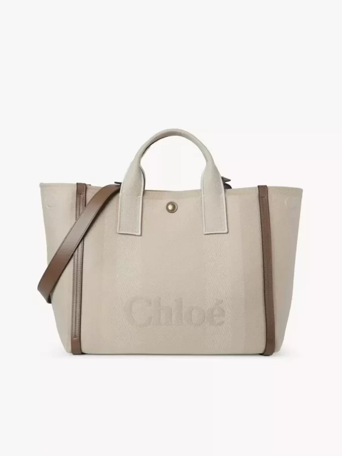 Torba typu tote Chloé Carry z płótna Torba typu tote Chloé Carry z płótna