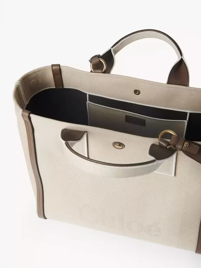 Torba typu tote Chloé Carry z płótna Torba typu tote Chloé Carry z płótna