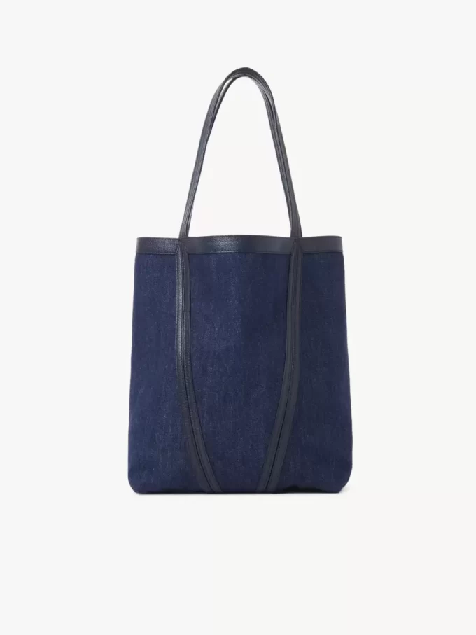 Torba typu tote Chloé Spin z denimu Torba typu tote Chloé Spin z denimu