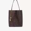 Torba typu tote Chloé Spin ze skóry imitującej skórę pytona Torba typu tote Chloé Spin ze skóry imitującej skórę pytona