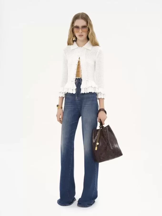 Torba typu tote Chloé Spin ze skóry imitującej skórę pytona Torba typu tote Chloé Spin ze skóry imitującej skórę pytona