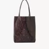 Torba typu tote Chloé Spin ze skóry imitującej skórę pytona Torba typu tote Chloé Spin ze skóry imitującej skórę pytona