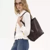 Torba typu tote Chloé Spin ze skóry imitującej skórę pytona Torba typu tote Chloé Spin ze skóry imitującej skórę pytona