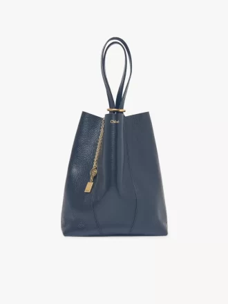 Torba typu tote Chloé Spin ze skóry licowej Torba typu tote Chloé Spin ze skóry licowej