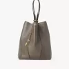 Torba typu tote Chloé Spin ze skóry licowej Torba typu tote Chloé Spin ze skóry licowej