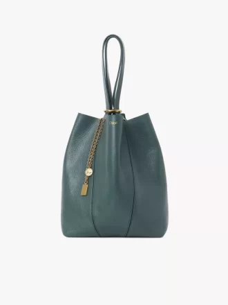 Torba typu tote Chloé Spin ze skóry licowej