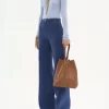 Torba typu tote Chloé Spin ze skóry licowej Torba typu tote Chloé Spin ze skóry licowej