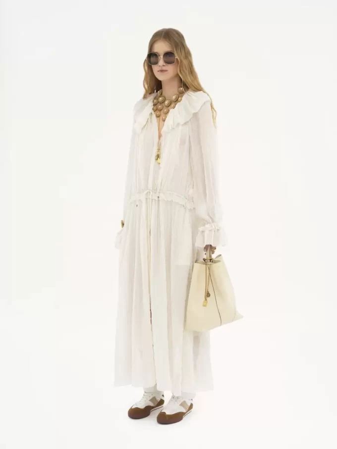 Torba typu tote Chloé Spin ze skóry licowej Torba typu tote Chloé Spin ze skóry licowej