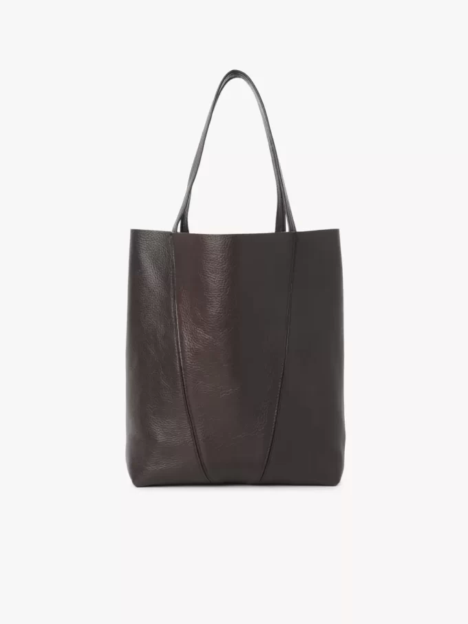 Torba typu tote Chloé Spin ze skóry licowej Torba typu tote Chloé Spin ze skóry licowej