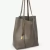 Torba typu tote Chloé Spin ze skóry licowej Torba typu tote Chloé Spin ze skóry licowej